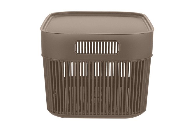 Корзина с крышкой Струна 25x19.6x34.8 см, 12 л