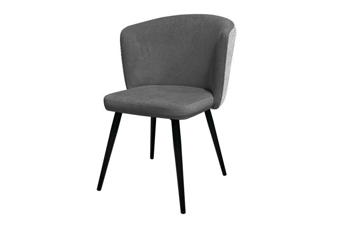 Изображение товара Стул Dallas 56,5х83х58 см мягкая велюровая обивка металлические ножки