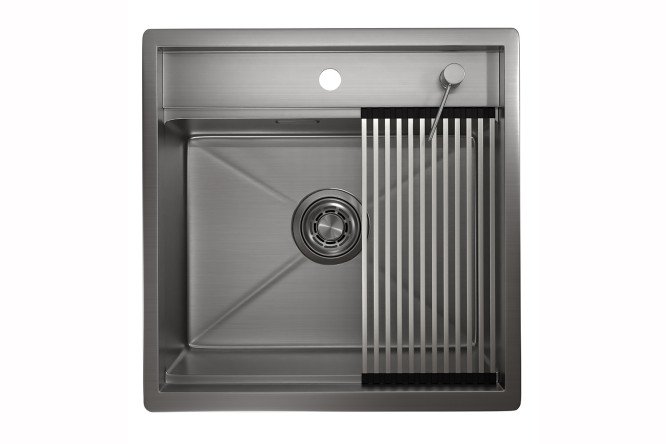 Изображение товара Врезная мойка GRANULA Kitchen Space KS-5051 50х51х24.5 см из нержавеющей стали