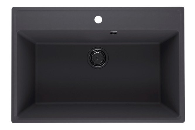 Изображение товара Врезная мойка Forte 760-08 76х51х22 см кварцевый композит стильное решение для кухни