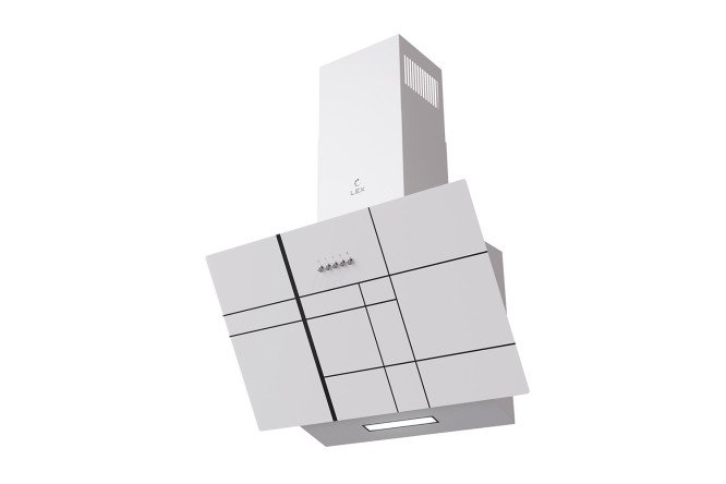 Изображение товара Вытяжка LEX Moza 600 R1 white цвет белый, 60х32.8х26.2 см