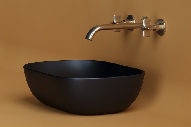 Умывальник накладной CERAMICANOVA Element CN6009MB 45.5х13.5х32.5 см