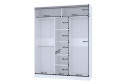 Шкаф-купе Home 180х229,5 см, белый, с одним зеркалом