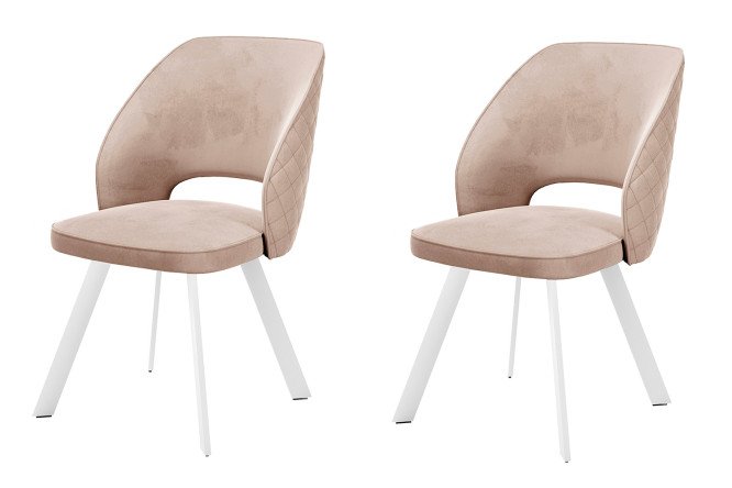 Изображение товара Поворотные стулья DIKLINE 274, велюр, металл, 46х82х62 см