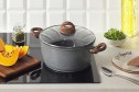 Кастрюля с крышкой BERKRAFT Luna 4 л