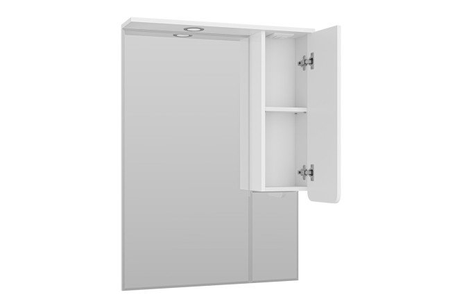 Зеркало-шкаф Чегет 75 П-Чег-02075-01П c LED-подсветкой 74х100х17 см, Правый