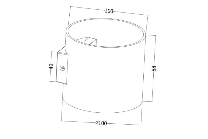 Бра MAYTONI Ceiling & Wall Rond 3 кв.м, G9