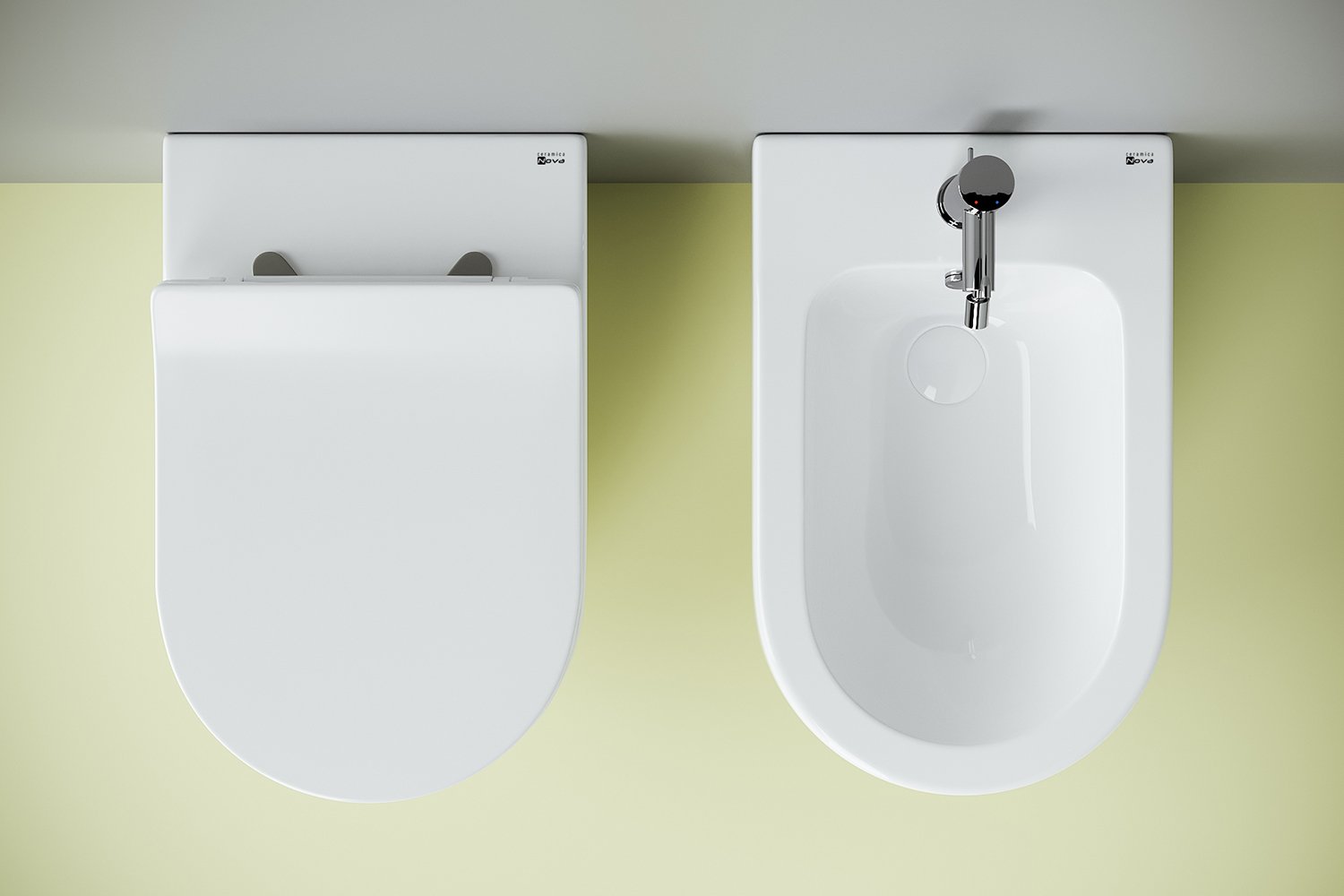 Биде напольное CERAMICANOVA Metropol Rimless 36х41х25.2 см