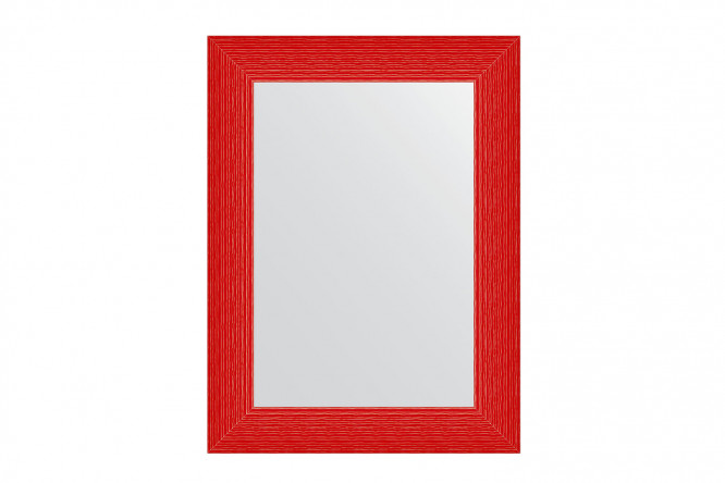 Изображение товара Настенное зеркало в багетной раме EVOFORM BY 3901, красная волна, 60х80 см