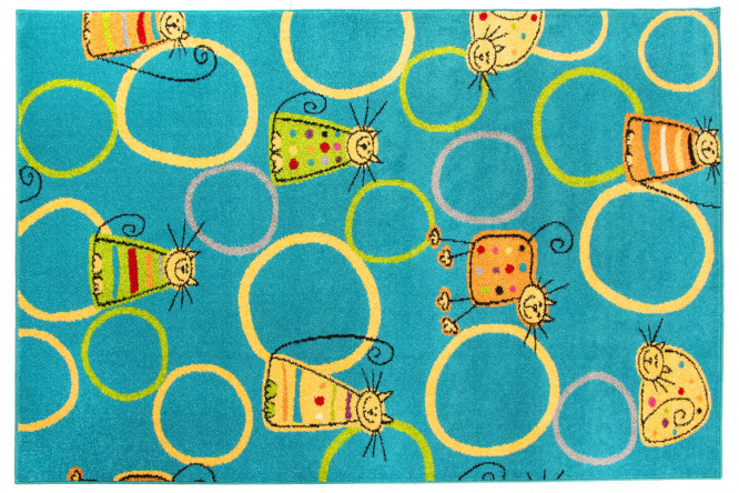 Ковёр Фанки Feline А Turquoise 200х280 см