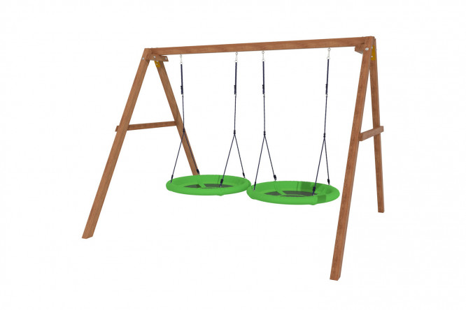 Изображение товара Уличные качели Р911 30 с гнездовыми качелями Свиби для отдыха на улице