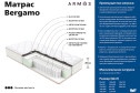 Матрас пружинный Bergamo 160х200 см, Независимый