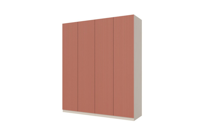 Изображение товара Шкаф 4-дверный HOFF Блокс Сандрик 199,5х236,4х59,6 см бежевый терракотовый