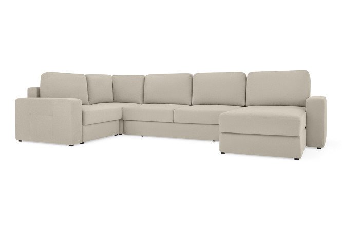 Изображение товара Угловой диван-кровать SOLANA Хьюго с механизмом еврокнижка 380x95x205 см