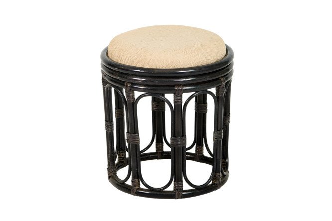 Изображение товара Пуф 12/18 40х45х40 см венге бежевый современный стиль