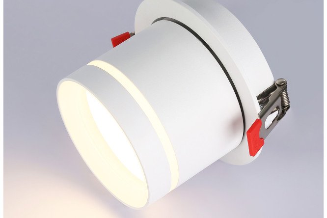 Светильник встраеваемый AMBRELLA LIGHT Techno Spot 8.5x9.5x0.5 см, GX53