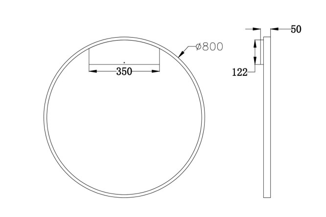 Бра LED MAYTONI DECORATIVE LIGHTING Modern Rim 13 кв.м, LED