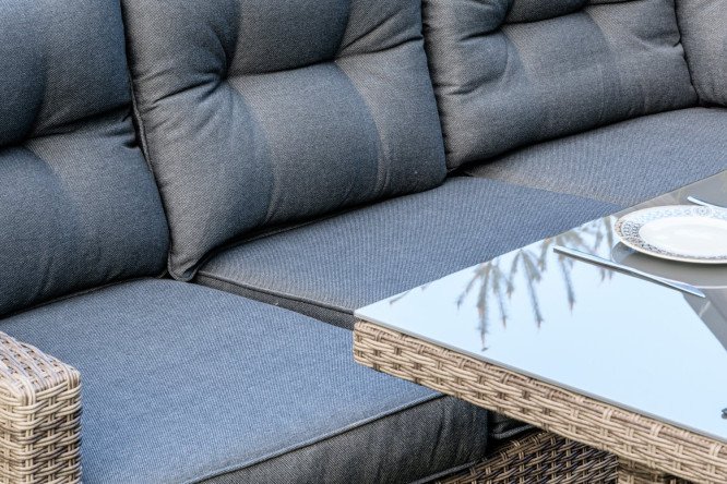 Комплект мебели Genry цвет каркаса серый, отделки серый