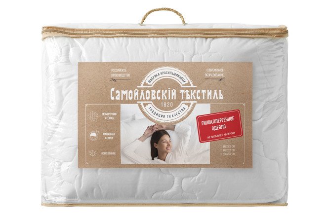 Одеяло тёплое Белая ветка Полиэстер