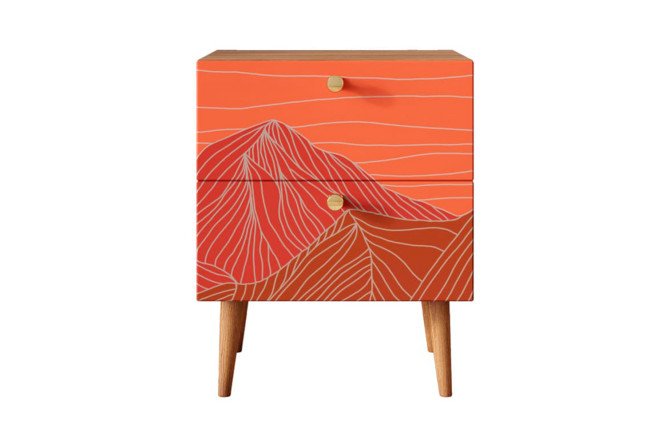 Изображение товара Прикроватная тумба Berber с 2 ящиками компактная и стильная