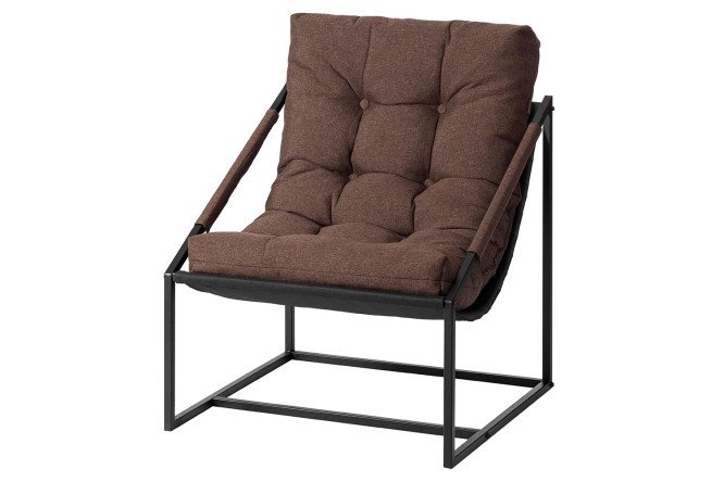 Изображение товара Кресло Charli стильное металлическое с подушкой для сиденья