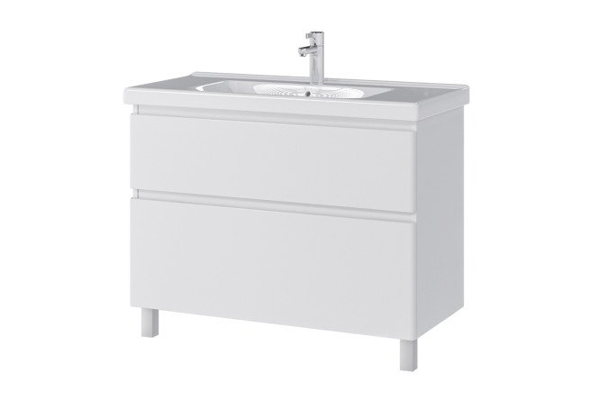 Изображение товара Тумба напольная Sanstar Riana 310.1-1.5.1, белая 96.2 см