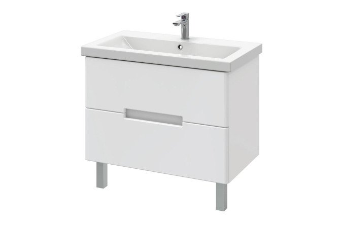 Изображение товара Тумба напольная Sanstar Ориана 284.1-1.4.1.ККОМ белая с раковиной