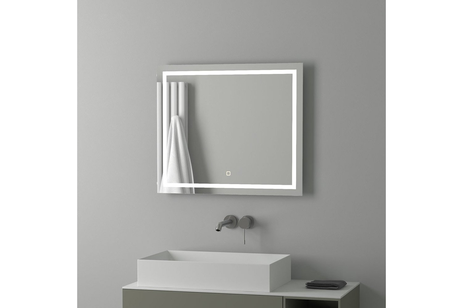 фото Зеркало со встроенным led-светильником ledline by 2434 evoform