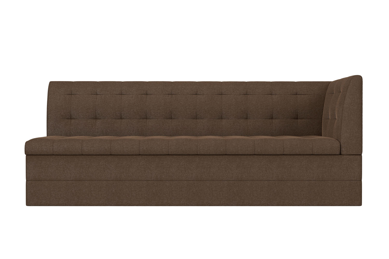 Кухонный диван лига диванов Бриз 181x85x58 см велюр цвет серый 106970l