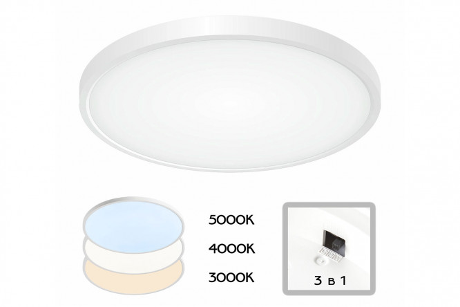 Изображение товара Светильник накладной CITILUX Бейсик 13 кв.м., LED, 40 см