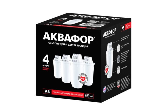 Изображение товара Комплект сменных модулей АКВАФОР А5 фильтрующих
