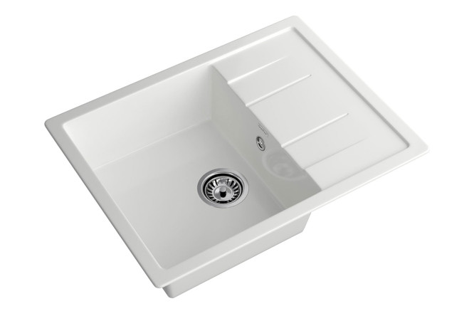 Мойка врезная с крылом GRANFEST Quadro GF-Q-650L 65х50х20 см