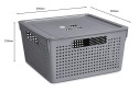 Коробка с крышкой Лофт для хранения вещей 29.4x15.1x29.4 см, 11 л