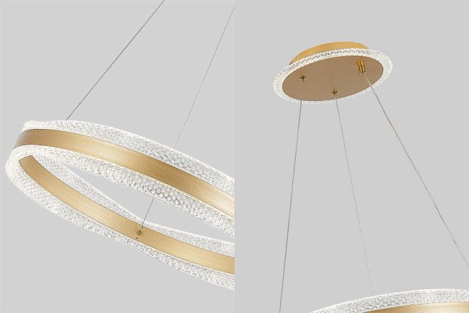 Фото 11 Светильник подвесной Natali Kovaltseva Innovation style 18 кв.м., LED, 50 см