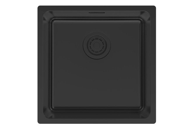 Изображение товара Врезная мойка Yuni 44 UNI YU44-MBN из нержавеющей стали 44х44х20 см