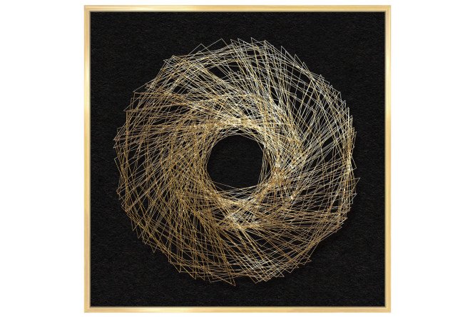 Изображение товара Репродукция в раме Геометрия вращения 50х50 см современная картина