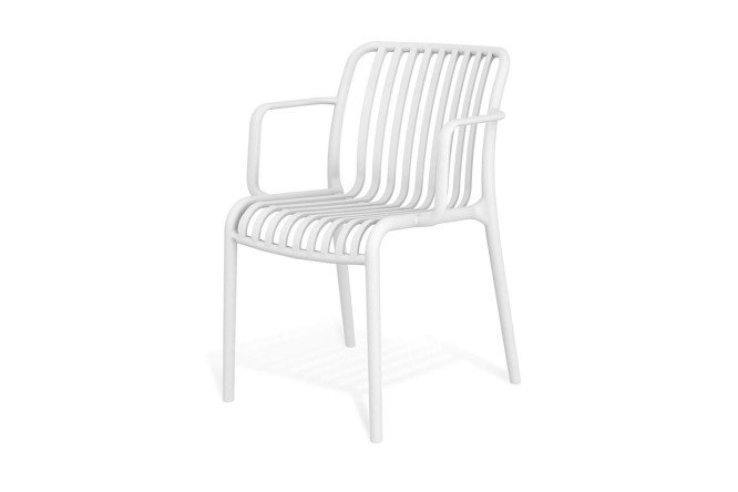 Изображение товара Стул SHT-S173-1 белый пластмассовый легкий и крепкий для дома и офиса