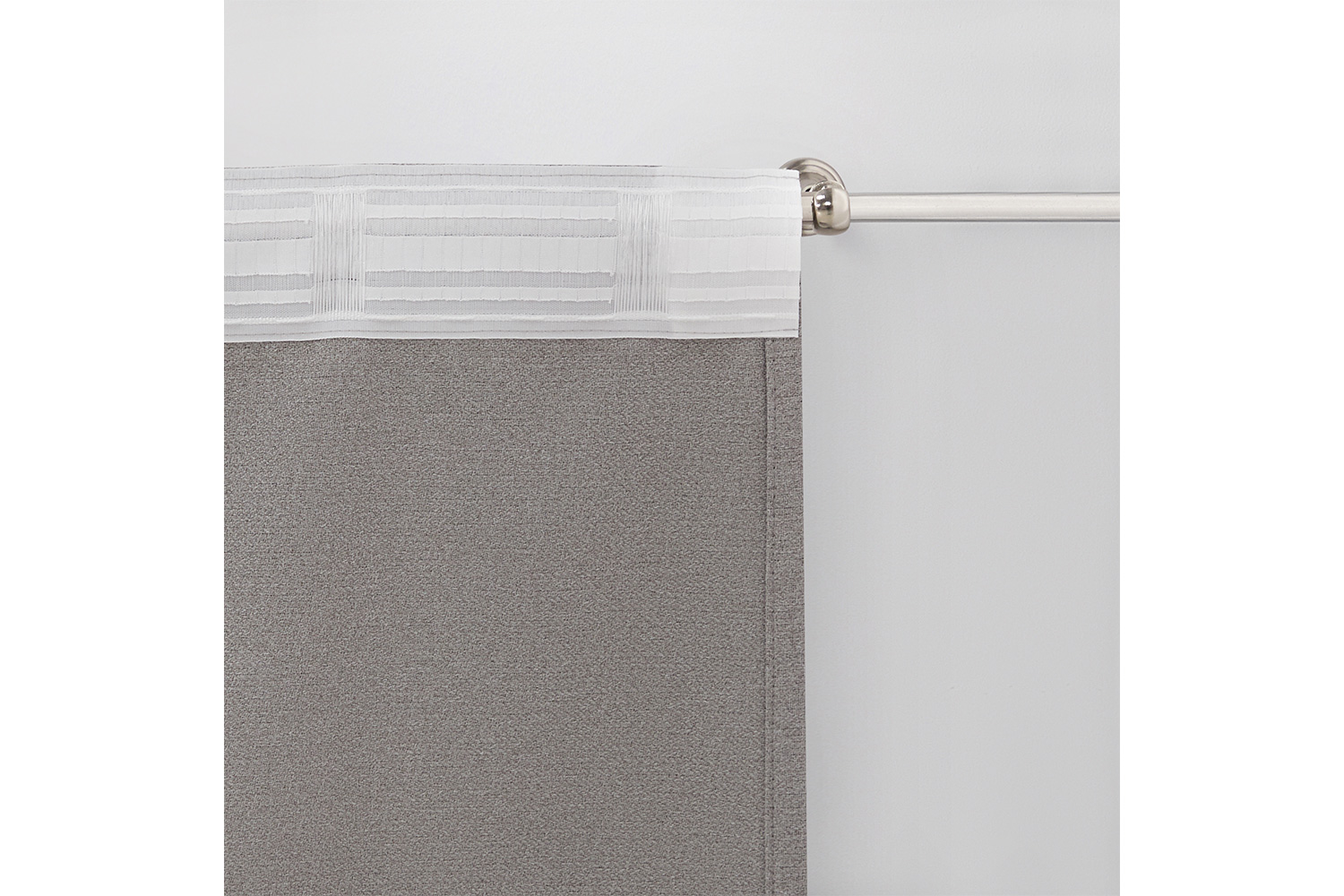 Штора на ленте ESTUDI BLANCO Mist 180х275 см, 1 шт., цвет капучино