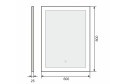 Зеркало с LED-подсветкой Barsa 2920205443 60х80 см