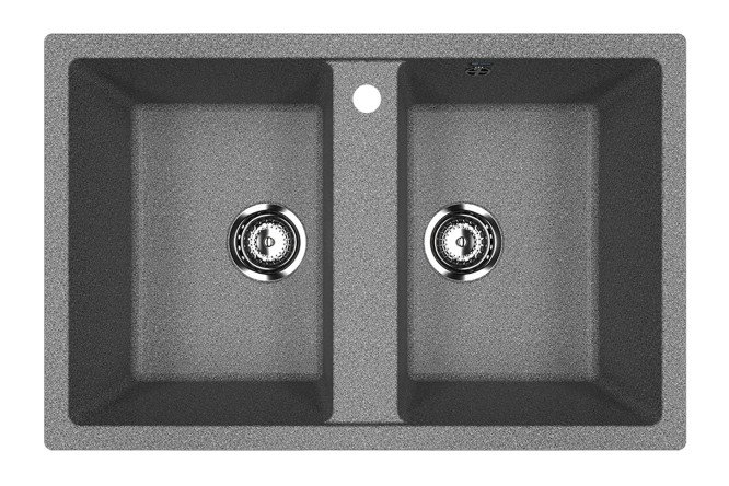 Изображение товара Врезная мойка ULGRAN u-608 из искусственного камня 77х50 см