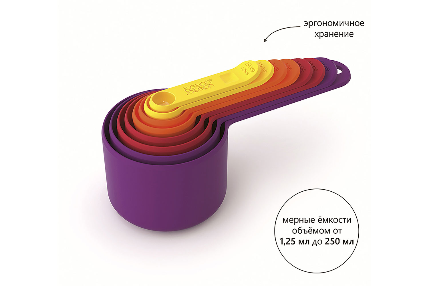 фото Набор мерных ёмкостей nest joseph joseph
