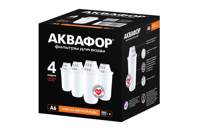 Изображение товара Комплект сменных модулей АКВАФОР А6 фильтрующих