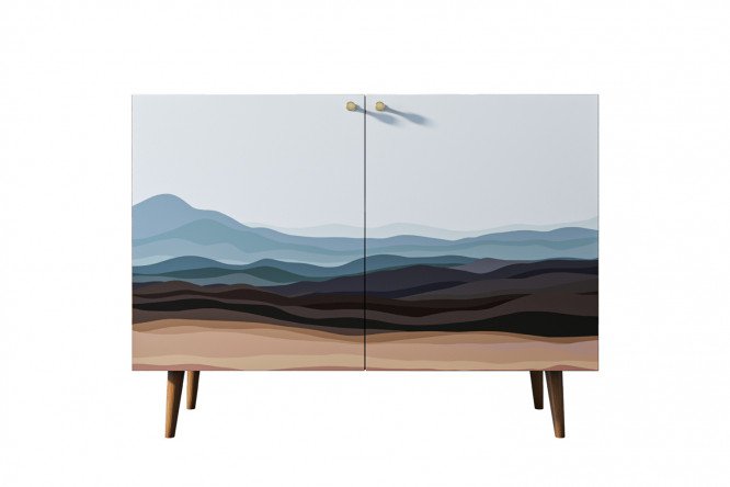 Изображение товара Комод Berber из ЛДСП 120х90х45 см современный стиль надежный