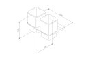 Двойной стеклянный стакан AM.PM Inspire V2.0 A50A343422 240 мл, Стекло