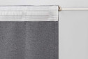 Штора MICASA Hush 180х300 см, 1 шт., цвет графитовый