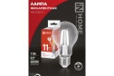 Лампа светодиодная IN HOME Vision care LED-A60-deco E27, 11W, Груша, 4000 К, Естественный