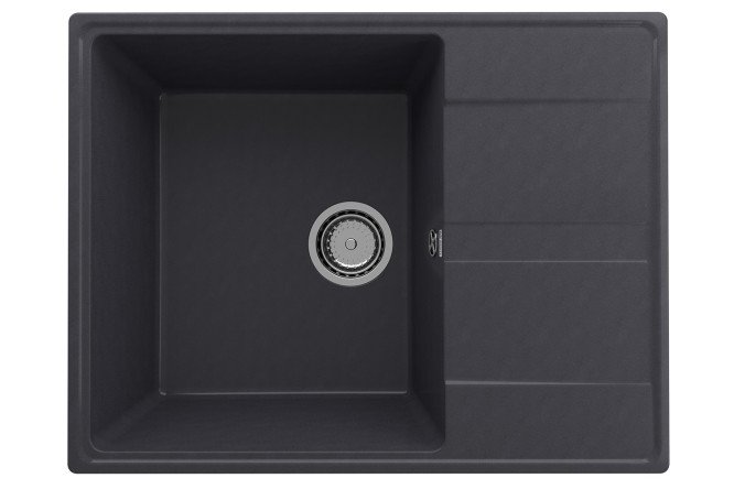 Изображение товара Мойка ULGRAN Quartz Prima 650-08 с крылом 50х65х20 см кварцевый композит