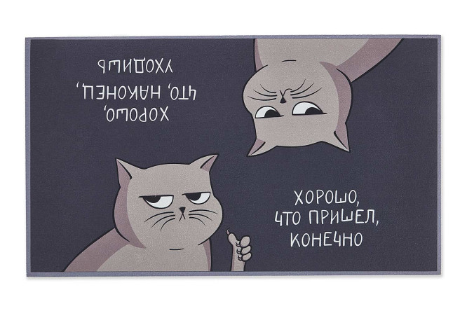 Коврик придверный HOFF Murmur 40х70 см