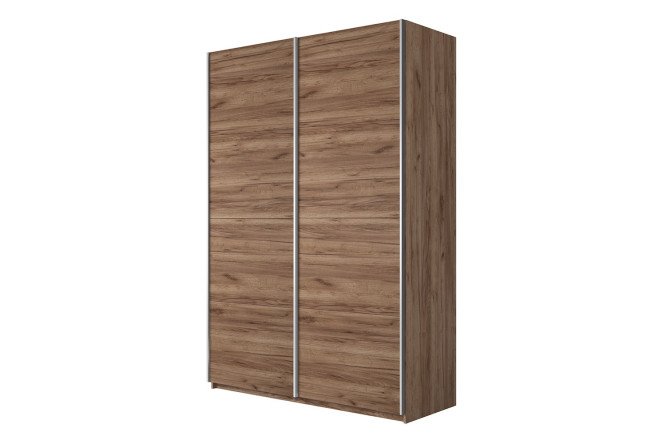 Изображение товара Шкаф-купе 2-дверный Cors-2 140х230х57 см цвет дуб крафт табачный