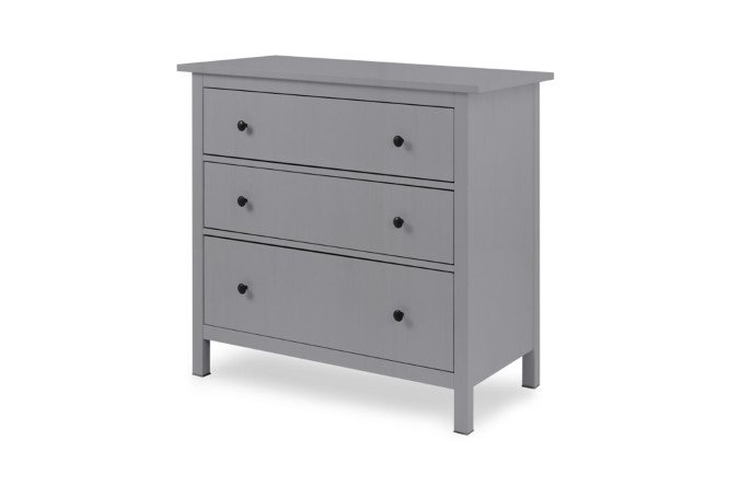 Изображение товара Комод 3 ящика Эванс серый современный мебель для хранения
